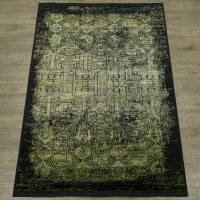 Турецкий ковер M204Q_BLACK_MUSTARD